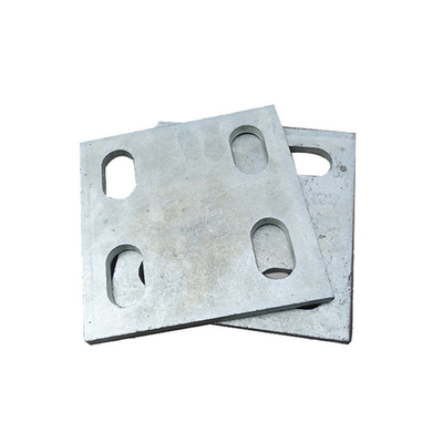 4 Hole Galvanized Embedded Plate With Round/Square/Rectangular Shape