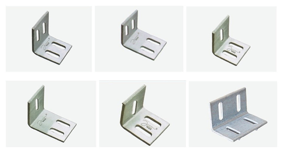 ISO Certified Zinc Plated Metal Shelf Brackets For Building Pre Embedded Fastening