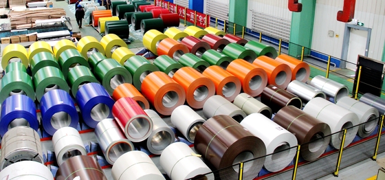 PPGI Prepainted Galvanized Steel Sheets Color Coil With Strong Anti-corrosion Cream - Colored 0.15-2.0mm Thickness