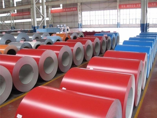 PPGI Prepainted Galvanized Steel Sheets Color Coil With Strong Anti-corrosion Cream - Colored 0.15-2.0mm Thickness