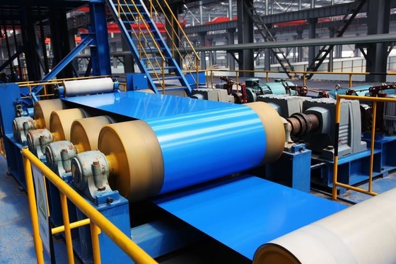 PPGI Prepainted Galvanized Steel Sheets Color Coil With Strong Anti-corrosion Blue Color 0.15-2.0mm Thickness