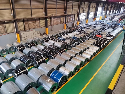 COLOR Steel PPGI 0.09-0.7 Thickness TDC51D Prepainted Galvanized Steel Sheets Color Coil With Strong Anti-corrosion Blue Color