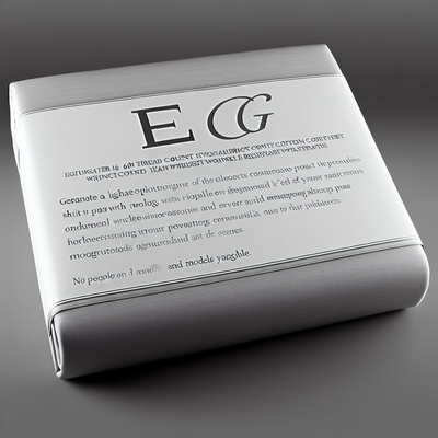 600 Thread Count Hypoallergenic Cotton EG Sheet - Wrinkle Resistant
