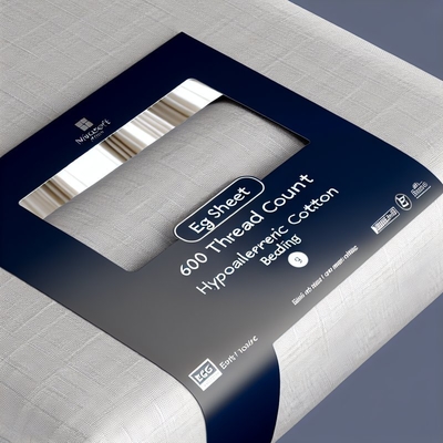 Premium Bedding EG Sheet 600 Thread Count Hypoallergenic Cotton Bedding
