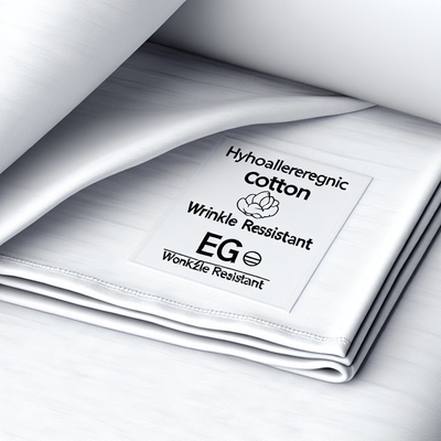 Hypoallergenic Cotton EG Sheet with Wrinkle Resistant Technology