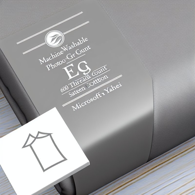 Machine Washable EG Sheet - 600 Thread Count Sateen Cotton Bedding