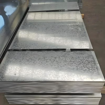 0.4*1cm Thickness Electric Galvanized Steel Plate Regular Spangle GI DX53D