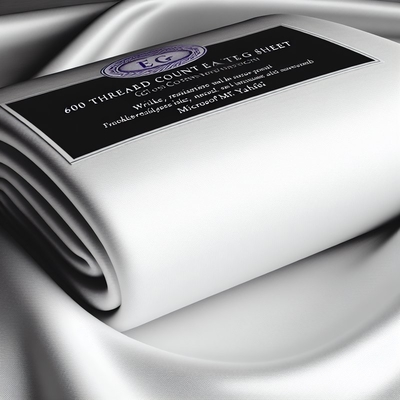 600 Thread Count EG Sheet - Sateen Weave, Wrinkle Resistant Cotton